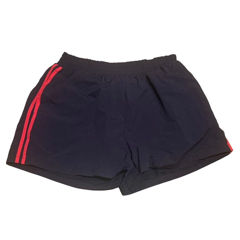 Women’s Athletic Shorts - Navy and Red